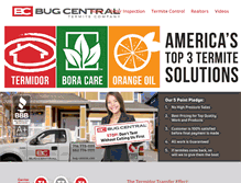 Tablet Screenshot of bug-central.com